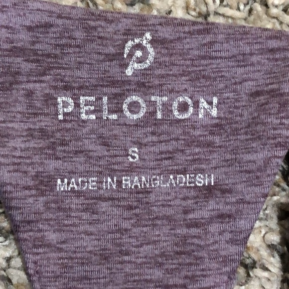 Peloton Sports Bra Size Small Dusty Heathered Purple Caged Strappy Back - Picture 7 of 9